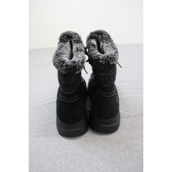 Clarks Boots Womens Size US 8M Black Aveleigh Edge Suede Comfort Waterproof NWOB - Picture 5 of 11